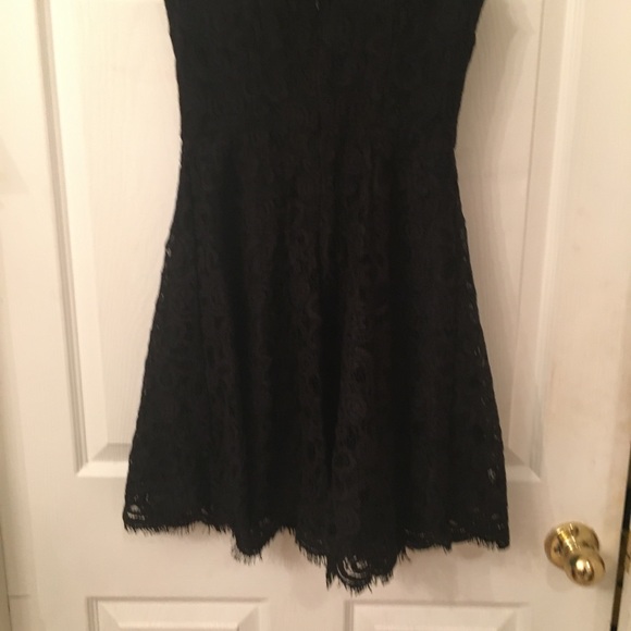 EUC gorgeous black lace dress A line dress - Picture 6 of 8